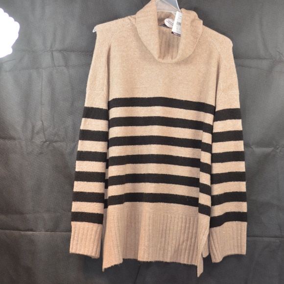 Cowl Neck Striped Sweater SZ XXL NWT - Picture 2 of 6